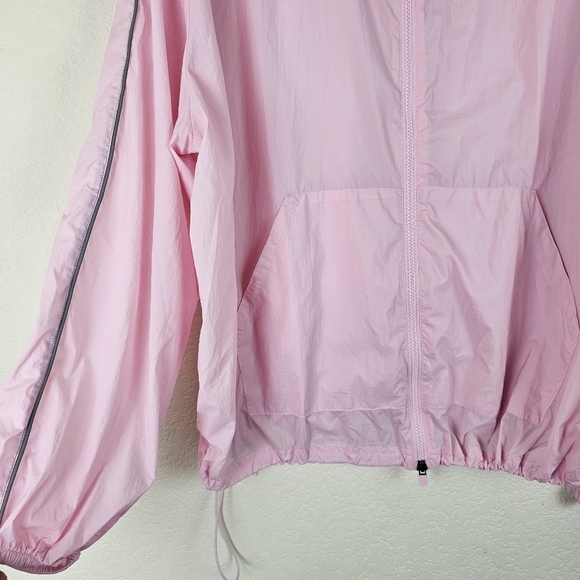 Fabletics Flyweight Oversized Windbreaker Jacket Pink XXL/1X Lightweight - Picture 4 of 13